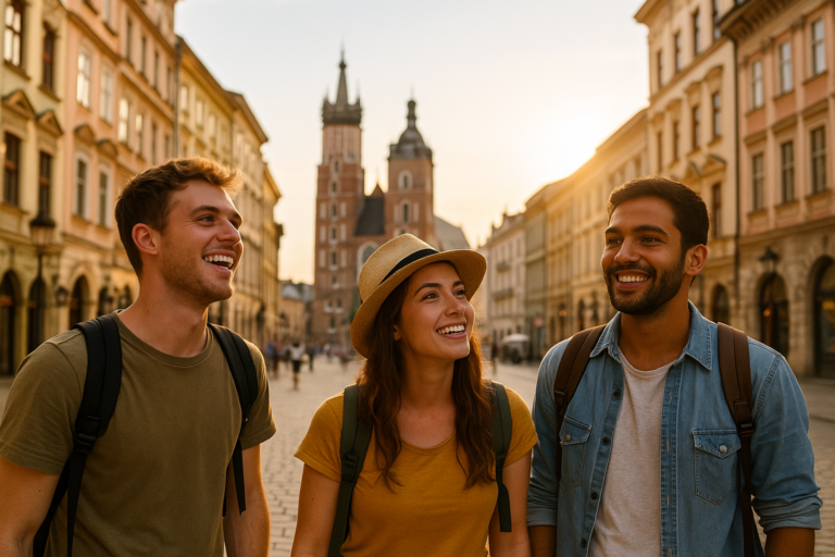 Editorial featured image for an article titled 'The Best Underrated European Cities for Young Travelers (Beyond the Instagram Hotspots)'. Discover vibrant cities like Krakow, Lisbon, and Budapest wher