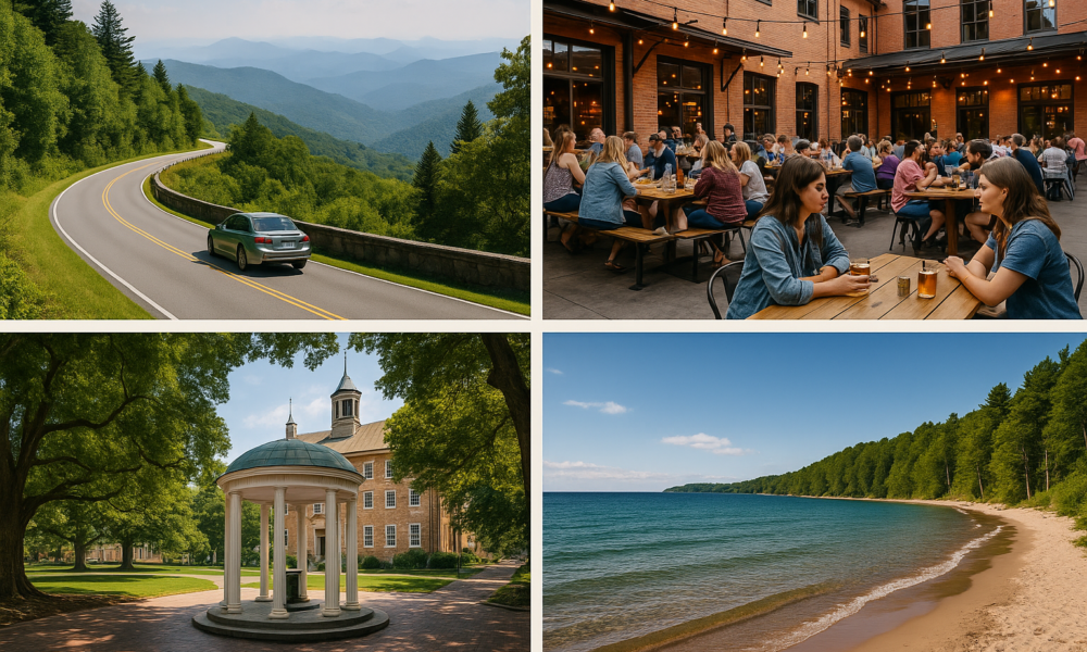 US Road Trip Gems: Asheville, Chapel Hill, Michigan & More (2026)