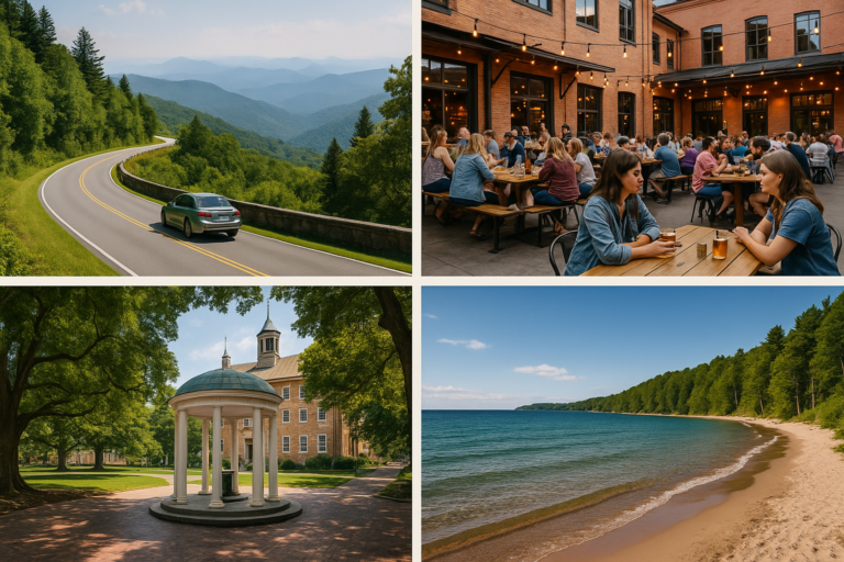 US Road Trip Gems: Asheville, Chapel Hill, Michigan & More (2026)