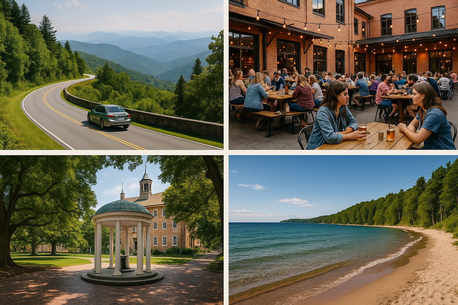 US Road Trip Gems: Asheville, Chapel Hill, Michigan & More (2026)