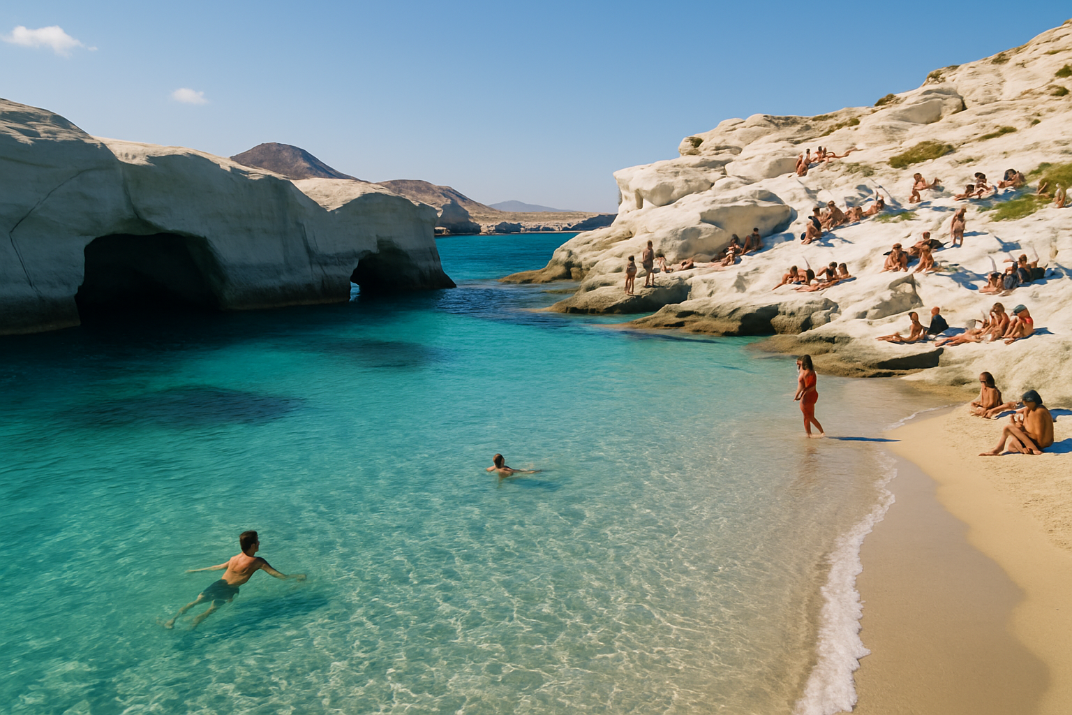 Greek Islands Beyond the Crowds: Discovering Milos' Beaches, Caves & Hidden Corners