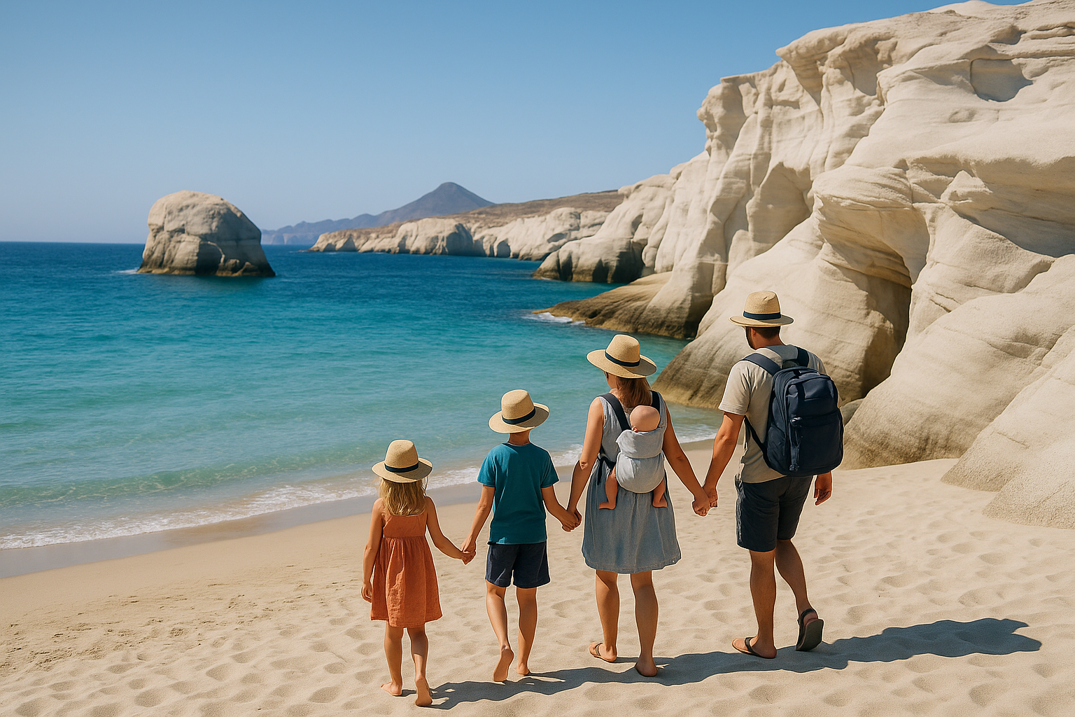 Greek Islands Beyond Santorini: Milos's Hidden Beaches and Caves, Plus Family-Friendly Options (2)