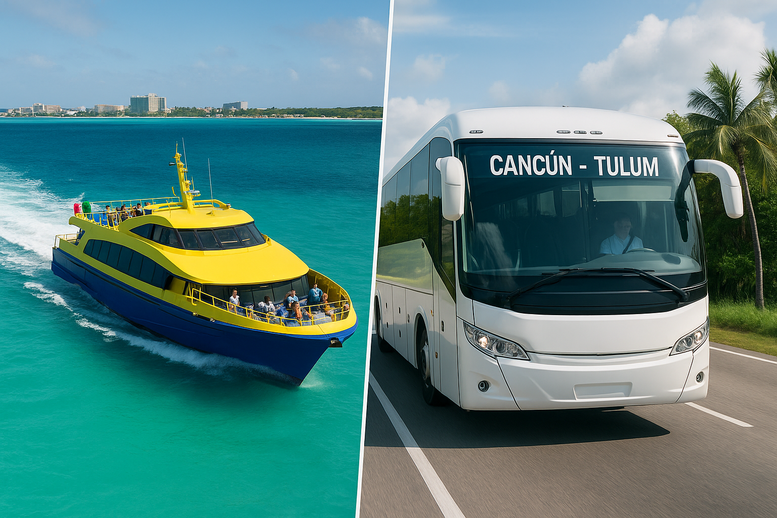 Cancun to Tulum & Isla Mujeres: The Complete 2026 Transport Guide (Ferries, Costs, Times)