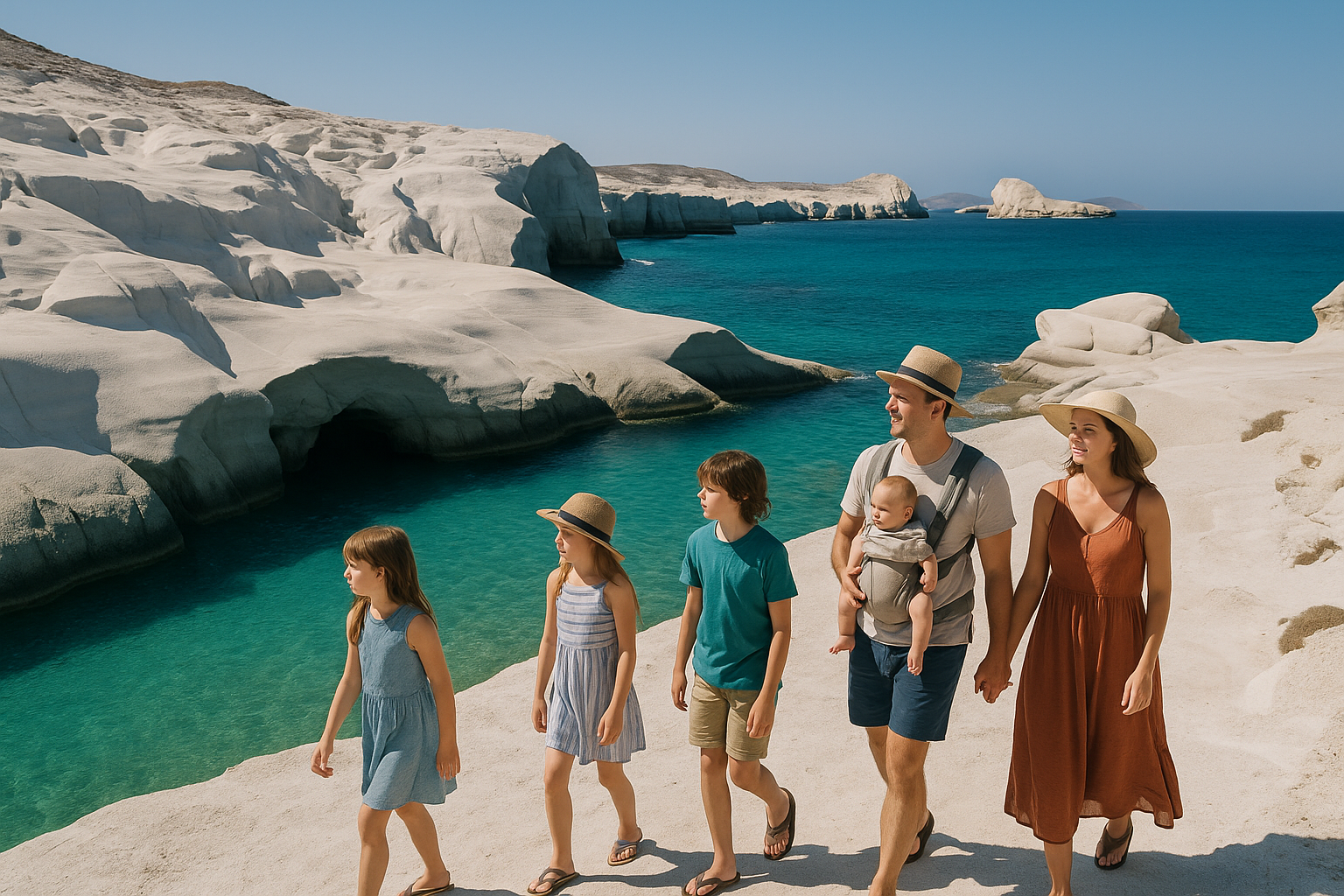 Greek Islands Beyond Santorini: Milos's Hidden Beaches and Caves, Plus Family-Friendly Options