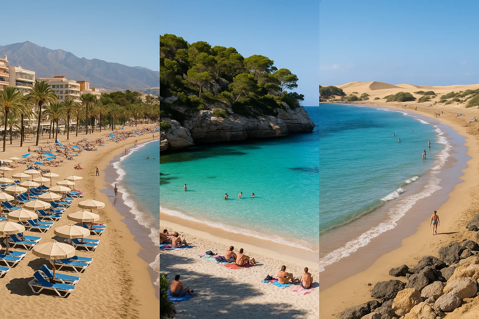 Hidden Gems in Spain's Island Destinations: Costa del Sol, Menorca, and Gran Canaria Compared