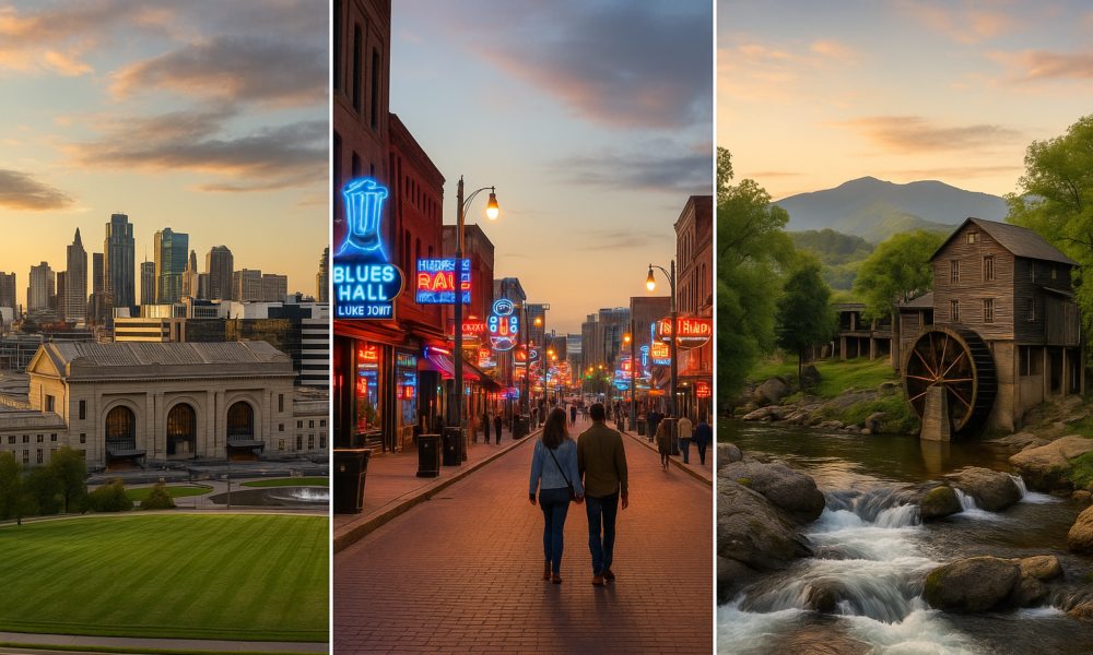 Urban US Escapes: Where to Stay in Kansas City, Memphis & Pigeon Forge (2026)