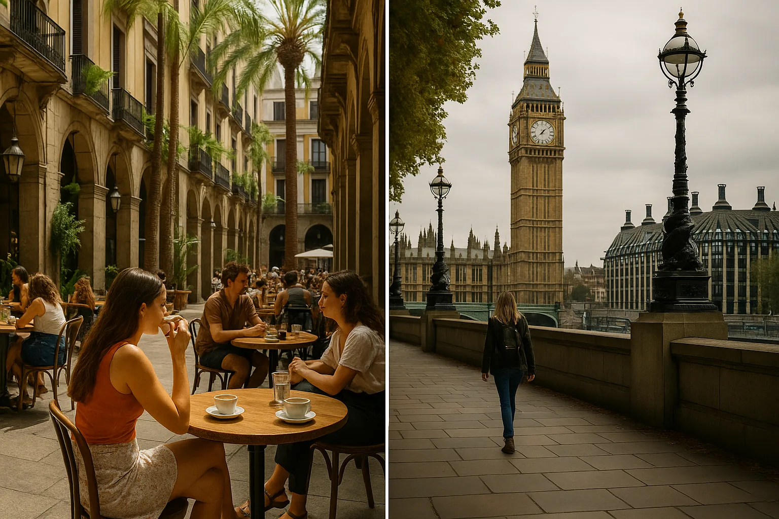 European City Guides for Foodies and Explorers: Barcelona's Cafes and Cocktail Bars, London's Hidden Walks