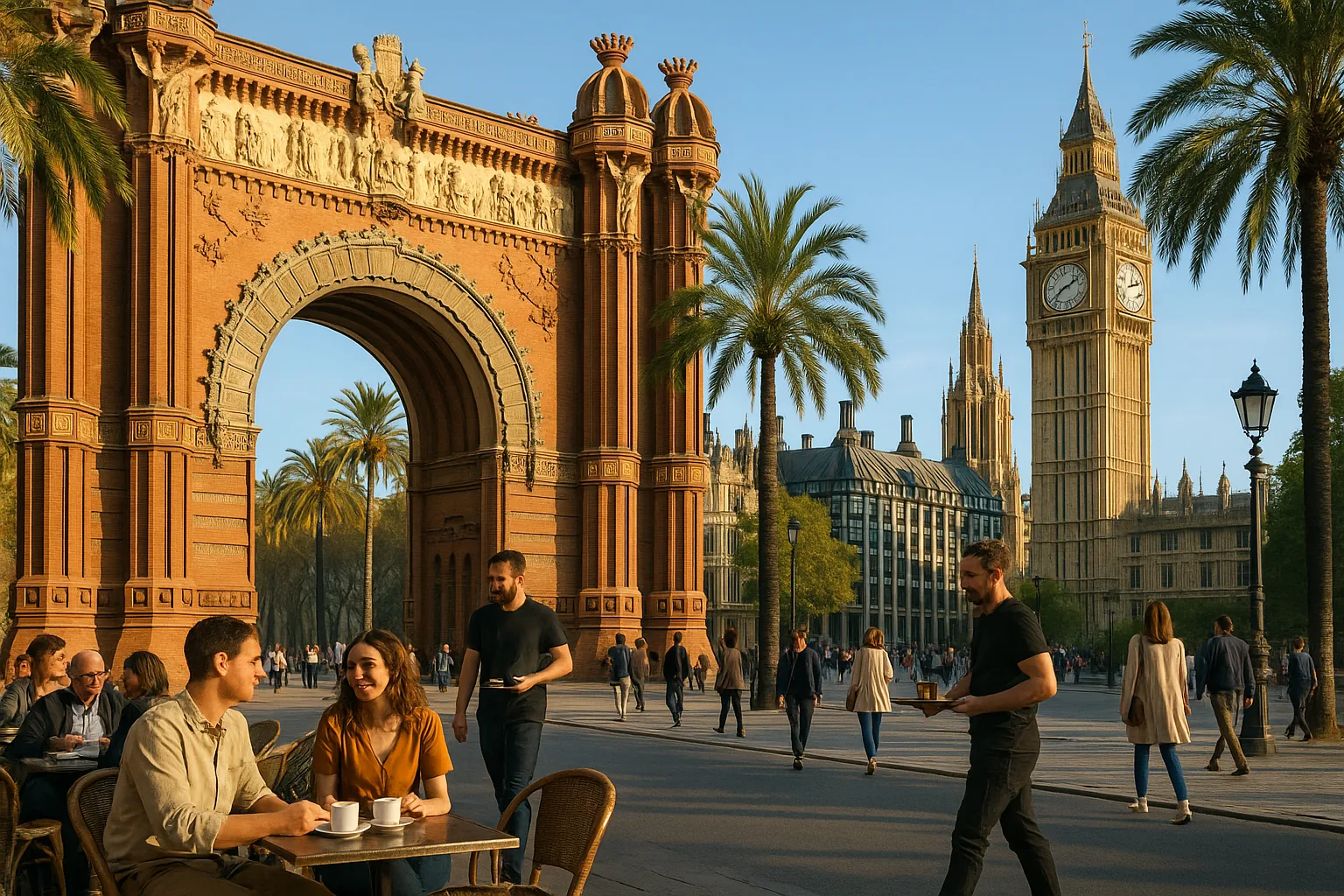 European City Guides for Foodies and Explorers: Barcelona's Cafes and Cocktail Bars, London's Hidden Walks (2)