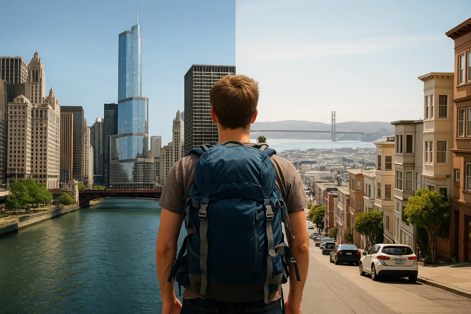 Backpacking Urban USA: Chicago and San Francisco Travel Guides for Independent Explorers
